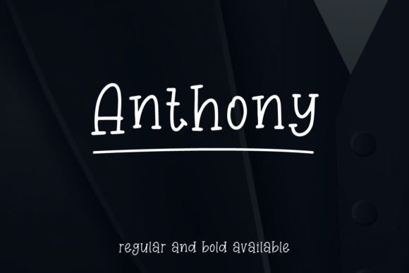 Anthony Font: A Minimalist Choice for Modern Design Projects