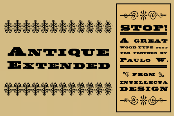 Antique Extended: A Timeless Slab Serif Typeface for Modern Use