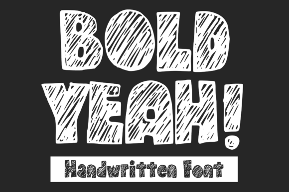 Bold Yeah: The Hand-Drawn Font That Adds Personality to Your Designs