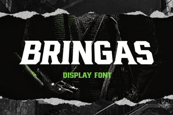 Bringas: A Bold Slab Serif Font That Merges 90s Vibe with Vintage Power