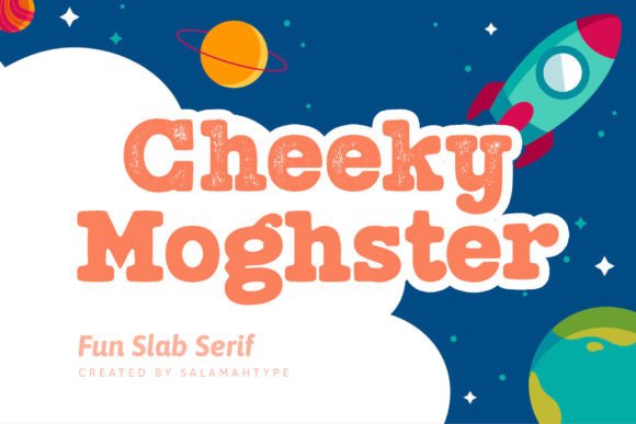 Cheeky Moghster: A Fun Slab Serif Font with Vintage Flair