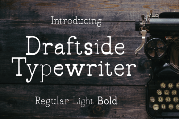 Draftside: A Serif Font That Merges Typewriter Charm with Modern Creativity