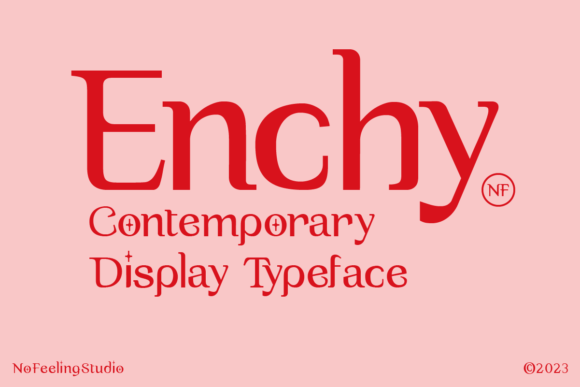 Enchy: A Unique Slab Serif Font for Modern and Classic Design