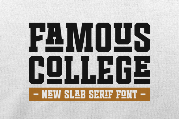 Famous College Font: A Versatile Choice for Creative Professionals