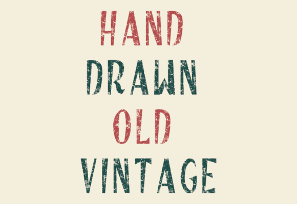 Hand Drawn Old Vintage: A Charming Font with a Western Flair