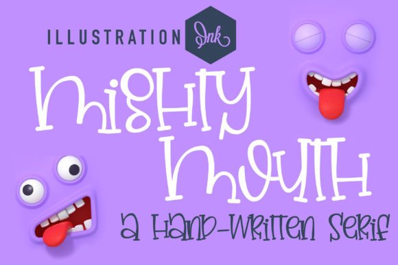 How Mighty Mouth Enhances Workflow and Design with a Whimsical Slab Serif Font