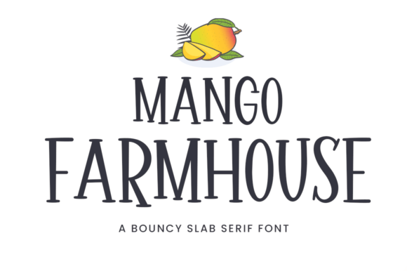 Mango Farmhouse: A Playful Font for Summer Creativity