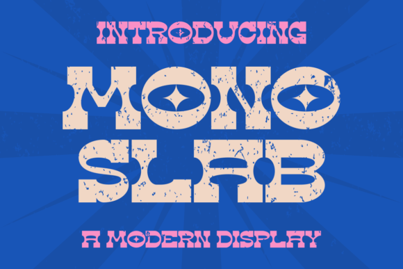 Mono Slab Font: A Bold and Modern Display Type for Creative Projects