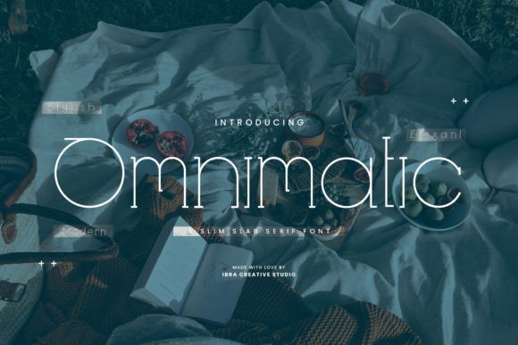 Omnimatic: A Modern Slim Slab Serif Font for Real-World Design Needs