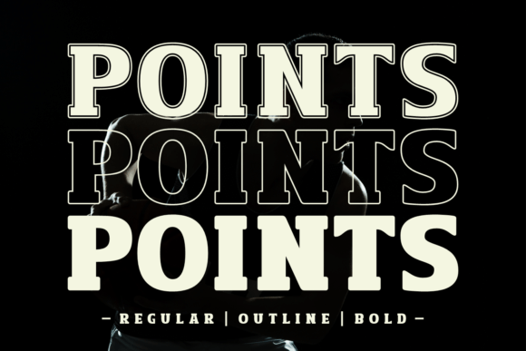 Points: A Stylish Display Font That Balances Simplicity and Modern Elegance
