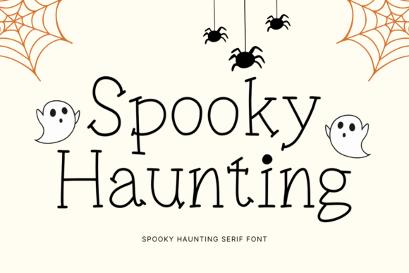 Spooky Haunting: The Eerie Serif Font for Halloween Enthusiasts