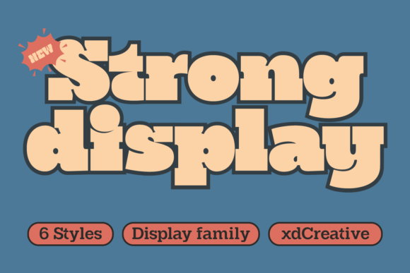 Strong Display: A Bold and Versatile Font for Impactful Design