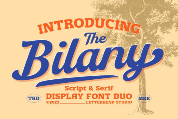 The Bilany Font Duo for Vintage and Adventure Themes