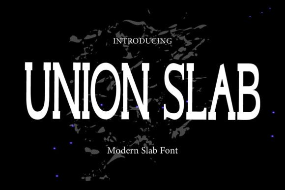 Union Slab: A Modern, Multilingual Font for Diverse Design Needs