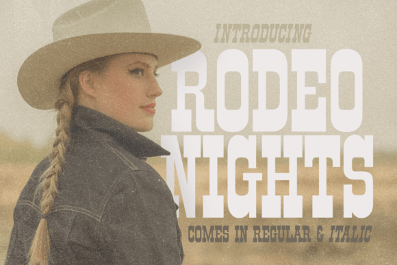 Unleashing the Wild West Aesthetic with Rodeo Nights Font