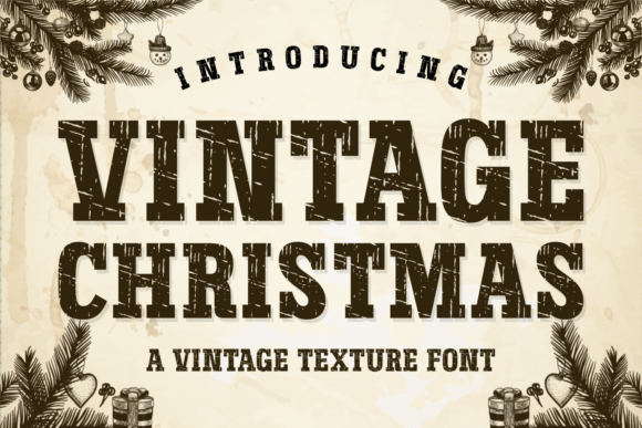 Vintage Christmas Font: A Nostalgic Typography Choice for Holiday Projects